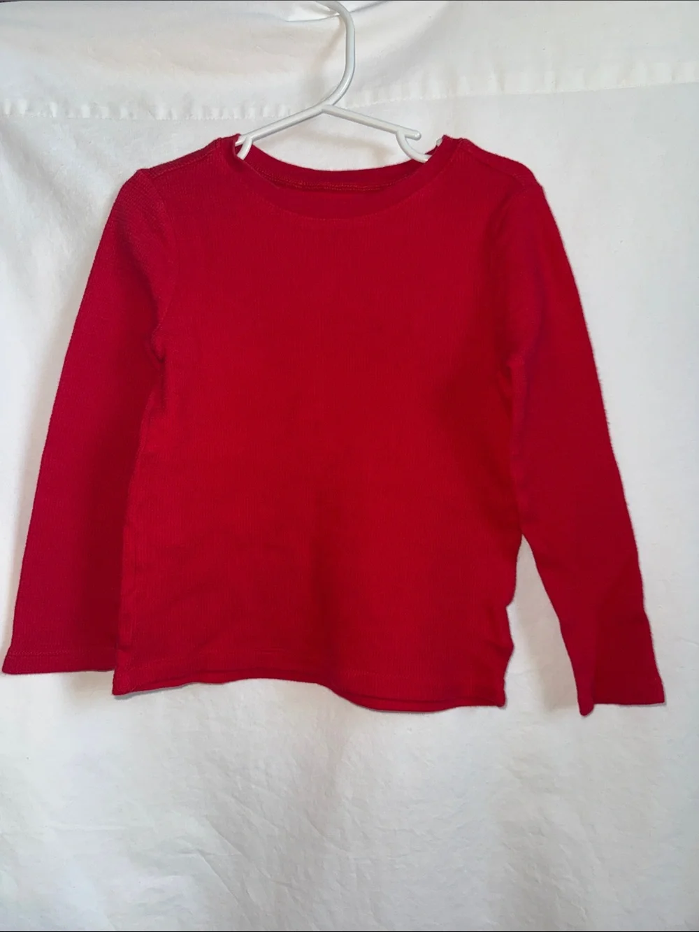 Old Navy Bright Red Long-Sleeve Thermal Tee